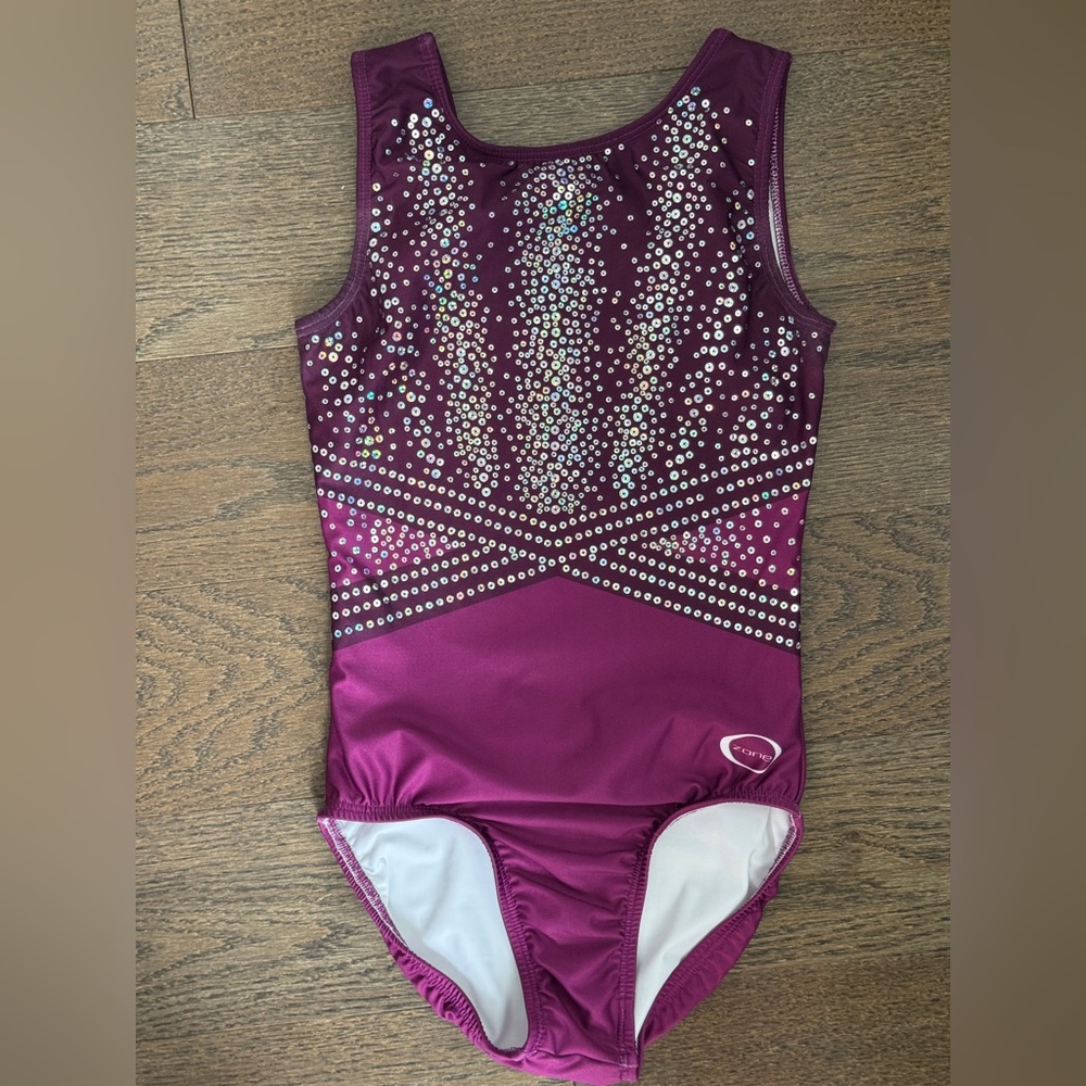 Chalk Warrior Magic Merlot Gymnastics leotard AS